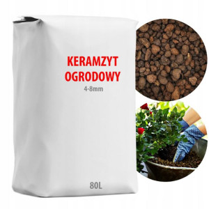 KERAMZYT OGRODNICZY Drobny Ceramiczny Drobny 50L