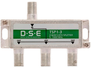 Rozgałęźnik CATV 1x3 DSE TSP1-3