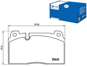 Klocki Hamulcowe Hella Pagid 8r0698151e 8r0698151b