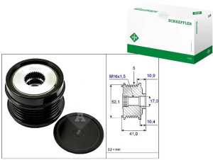 Koło Pasowe Alternatora Mercedes W176 12- Ina