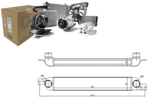 Intercooler Opel Meriva A 1.3d/1.7d 09.03-05.10 Ni