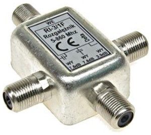 Rozgałęźnik RTV 1x3 RI-3/1F