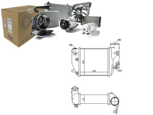 Intercooler Audi A6 A6 Allroad 2.7d/3.0d 05.04-08.