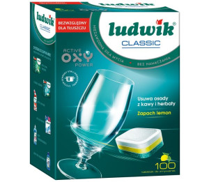 LUDWIK tabletki do zmywarek Classic P-Free 100 szt. 1800g
