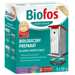 BIOFOS Professional preparat biologiczny do latryn i suchych toalet  5 szt