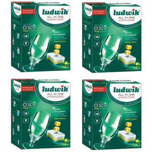 4x LUDWIK tabletki do zmywarek all in one P-Free 120 szt. 2,16kg