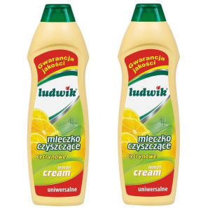 2x Uniwersalne mleczko czyszczące Ludwik 660g - cytrynowe
