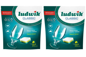 2x LUDWIK tabletki do zmywarek Classic 94 szt. Doypack 1692g