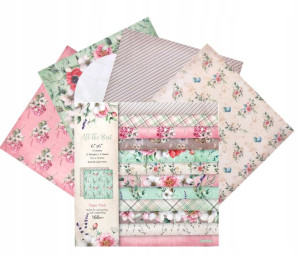 ZESTAW PAPIERÓW SCRAPBOOKING All The Best 15x15cm