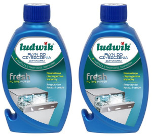 2x LUDWIK płyn do czyszczenia zmywarki 250 ml