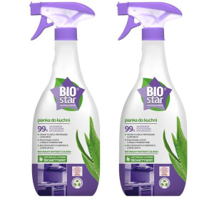 2x BIOstar EKOLOGICZNA pianka do czyszczenia kuchni 700 ml