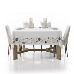 Plamoodporny Obrus świąteczny na stół Wielkanocny 140x300 D549-983-01wp pis