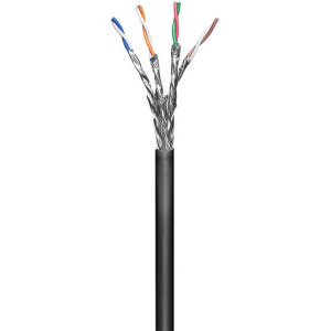 Skrętka CAT6 S/FTP PE żel AWG 27/7 Goobay 100m