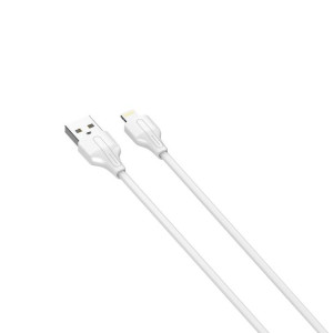 Kabel USB-A - Lightning LDNIO 1m 2,4A biały LS541L