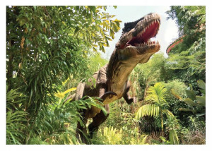 Fototapeta DINOZAUR 3D Dla Dzieci Chłopca Tapeta Ścienna 368x254