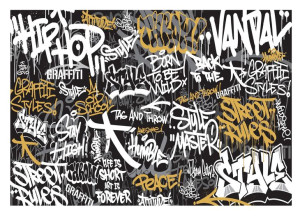 Fototapeta GRAFFITI Młodzieżowa Tapeta Dla Dzieci 416x254