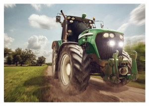 Fototapeta TRAKTOR 3D Ciągnik Młodzieżowa 254x184