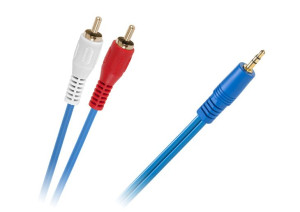 Kabel Jack 3,5-2 X Rca Nieb.4mm 1,8m