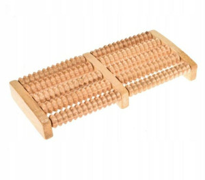 Masażer Do Stóp Tradycyjny Drewniany Roller 2 X 5