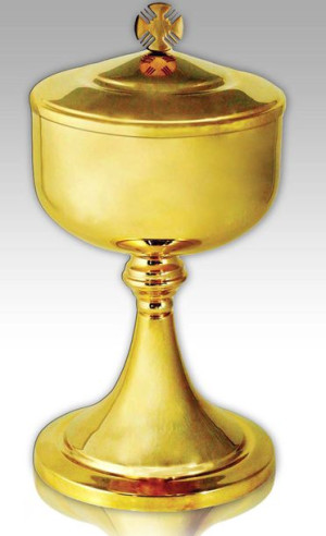 Puszka litrurgiczna na komunikanty wysokość 29 cm