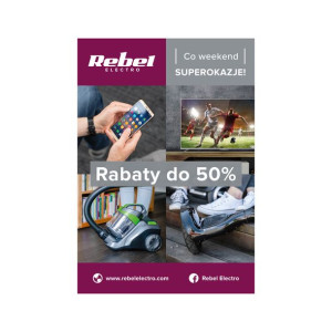 Plakat Rebel Electro - Rabaty do 50%