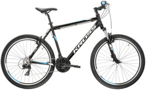 Rower Kross Hexagon 1.0 męski 26" x 17" w kolorze czarno-biało-niebieskim