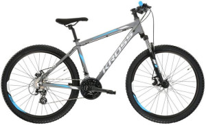 Rower Kross Hexagon 3.0 męski 27" x 21" grafitowo-niebiesko-szary