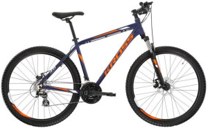 Rower Kross Hexagon 3.0 męski 27" x 21" granatowo-pomarańczowo-biały