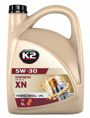 K2 5W30 XN 5L olej syntetyczny MB 229.31 API SN