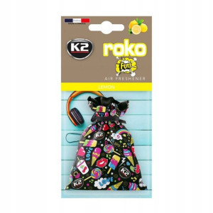K2 ROKO FUN zapach samochodowy LEMON cytryna