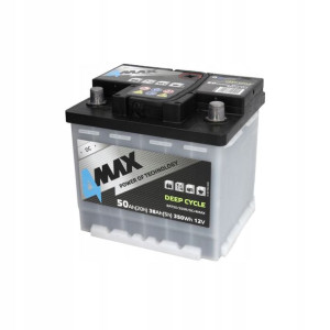 Akumulator 4MAX 50Ah P+ DEEP-CYCLE BAT50/350R/DC/4