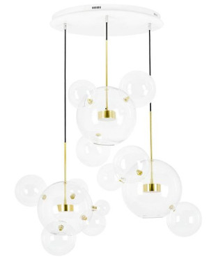 Lampa wisząca CAPRI DISC 3 złota - 180