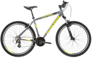 Rower Kross Hexagon 2.0 męski 27" x 17" w kolorze grafitowo-czarno-żółtym