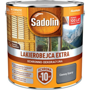SADOLIN EXTRA LAKIEROBEJCA 2.5L Ciemno Szary