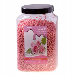 Wosk twardy w granulkach do depilacji 1kg - róża