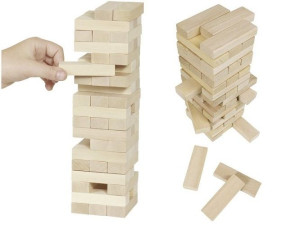 Kreatywne klocki drewniane gra Jenga