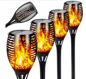 Lampa Pochodnia LED Solar Imitacja Płomień