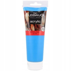 Farba Akrylowa Niebieska 250 Ml Tubka Farby