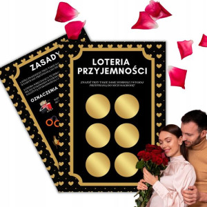 Zdrapka Walentynkowa Kupon Przyjemności Walentynki