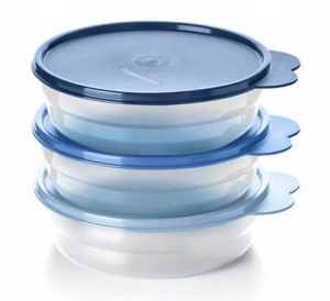 Tupperware Świeże Miseczki Zestaw Śniadaniowych Miseczek 3sztuk