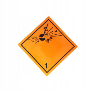 Tablica informacyjna, ADR Nr 1 CARGOPARTS CARGO-T0