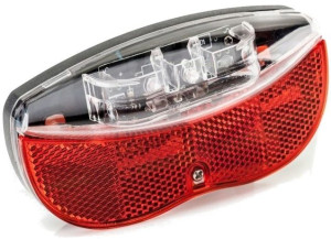 Lampa rowerowa tylna 2K 160269 R/Bag 80mm