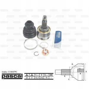 Przegub zewnętrzny MINI (R50, R53), (R52), (R56) 1