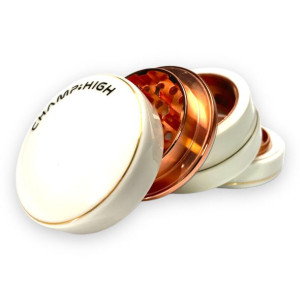 Porcelanowy grinder Champ High 4 częściowy biały