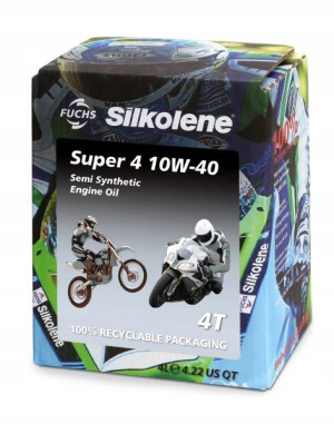Olej do silników 4T SAE 10W40 SILKOLENE Super 4 4l