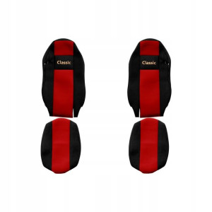 Pokrowce na siedzenia MAN TGX F-CORE PS28 RED