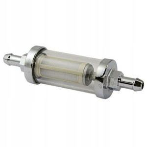Filtr paliwa 5/16 chrom/szkło BIKE IT FFT516CHG