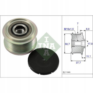 Koło pasowe alternatora FORD RANGER, TRANSIT, TRAN