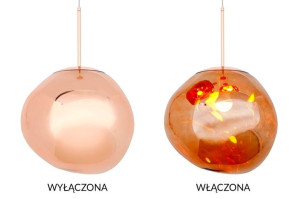 Lampa wisząca FUSION 40 miedziana