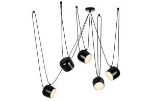 Lampa wisząca EYE 5 czarna